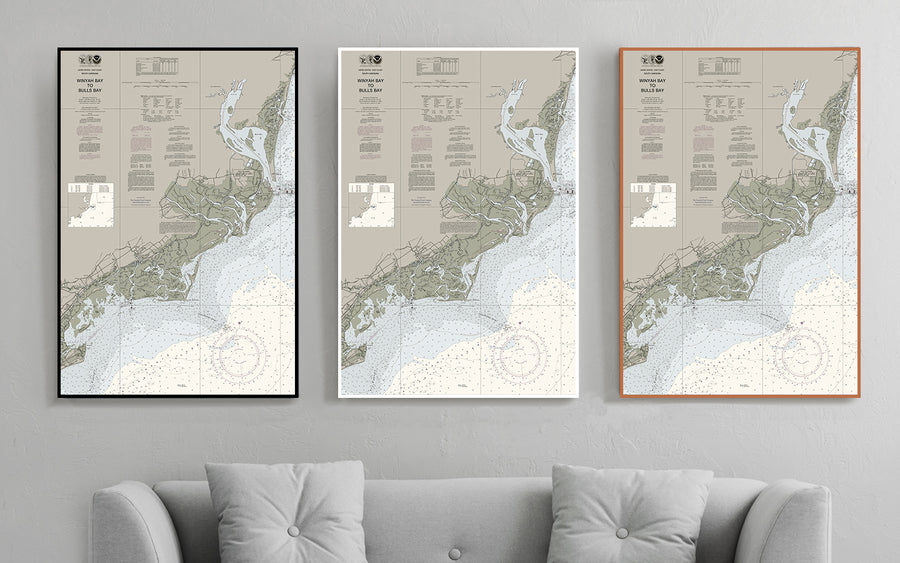 Winyah Bay to Bulls Bay Nautical Chart