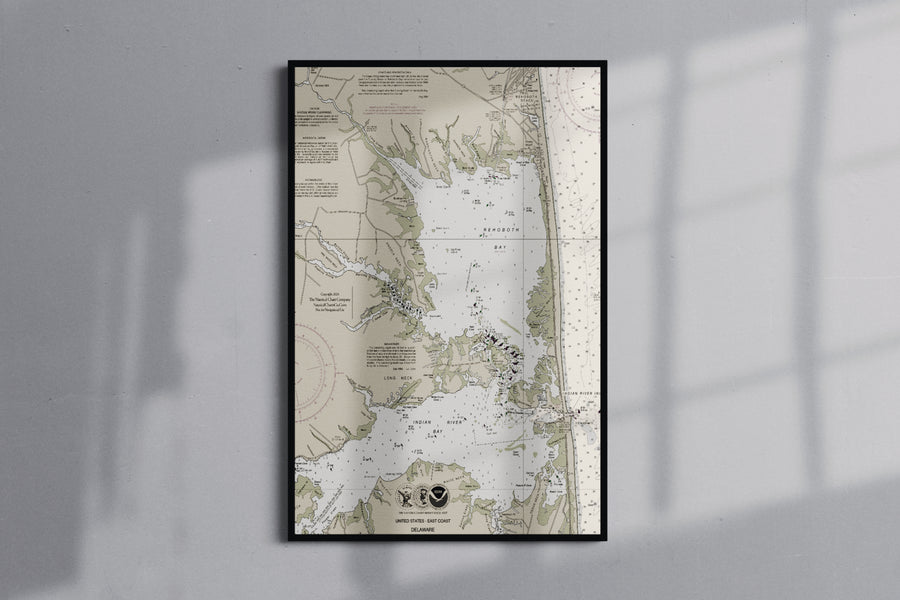 Rehoboth - Delaware - Nautical Chart