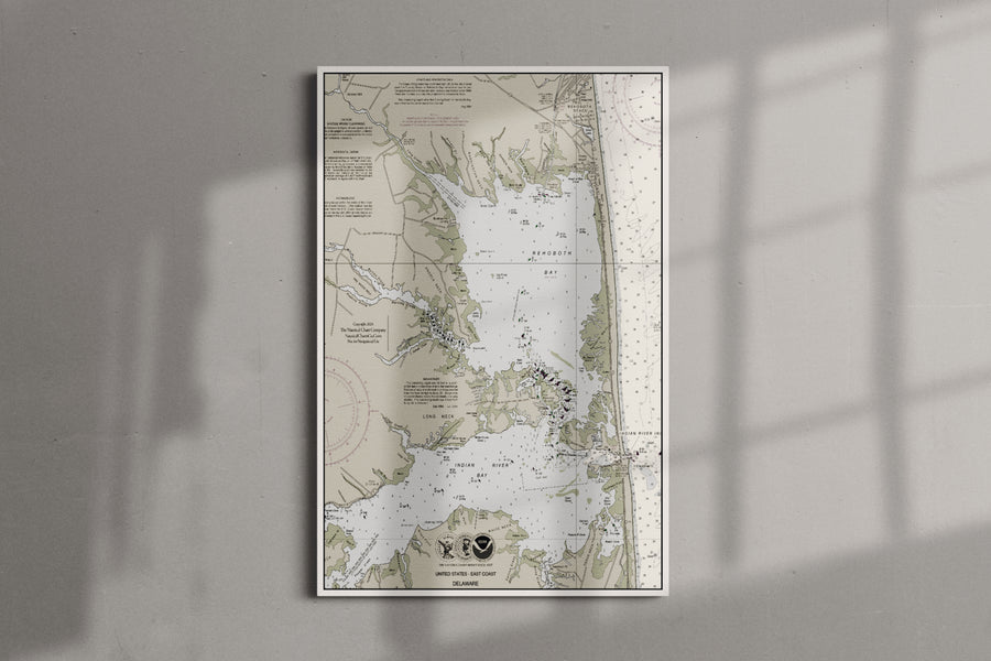 Rehoboth - Delaware - Nautical Chart