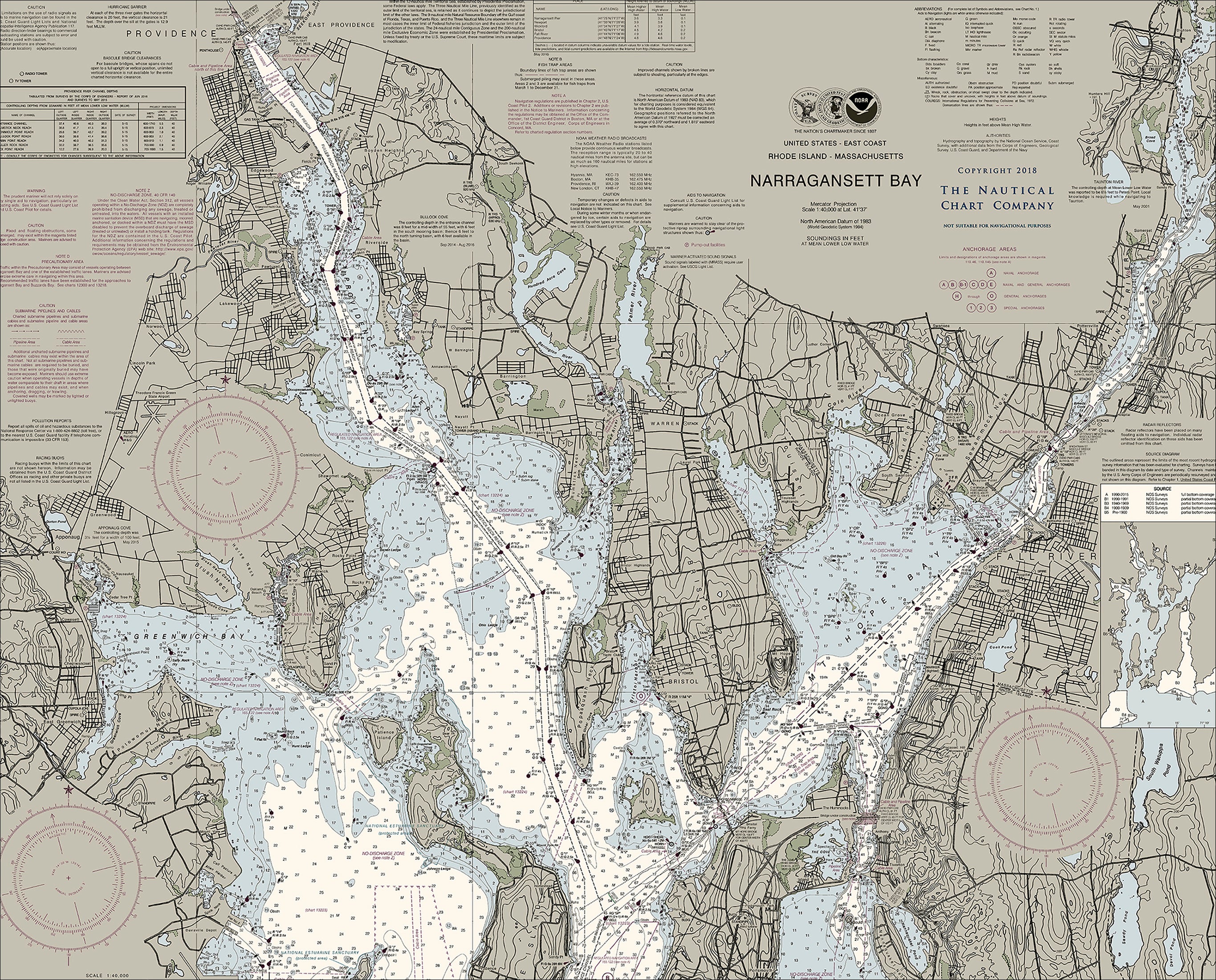 Hook Bay Nautical Chart