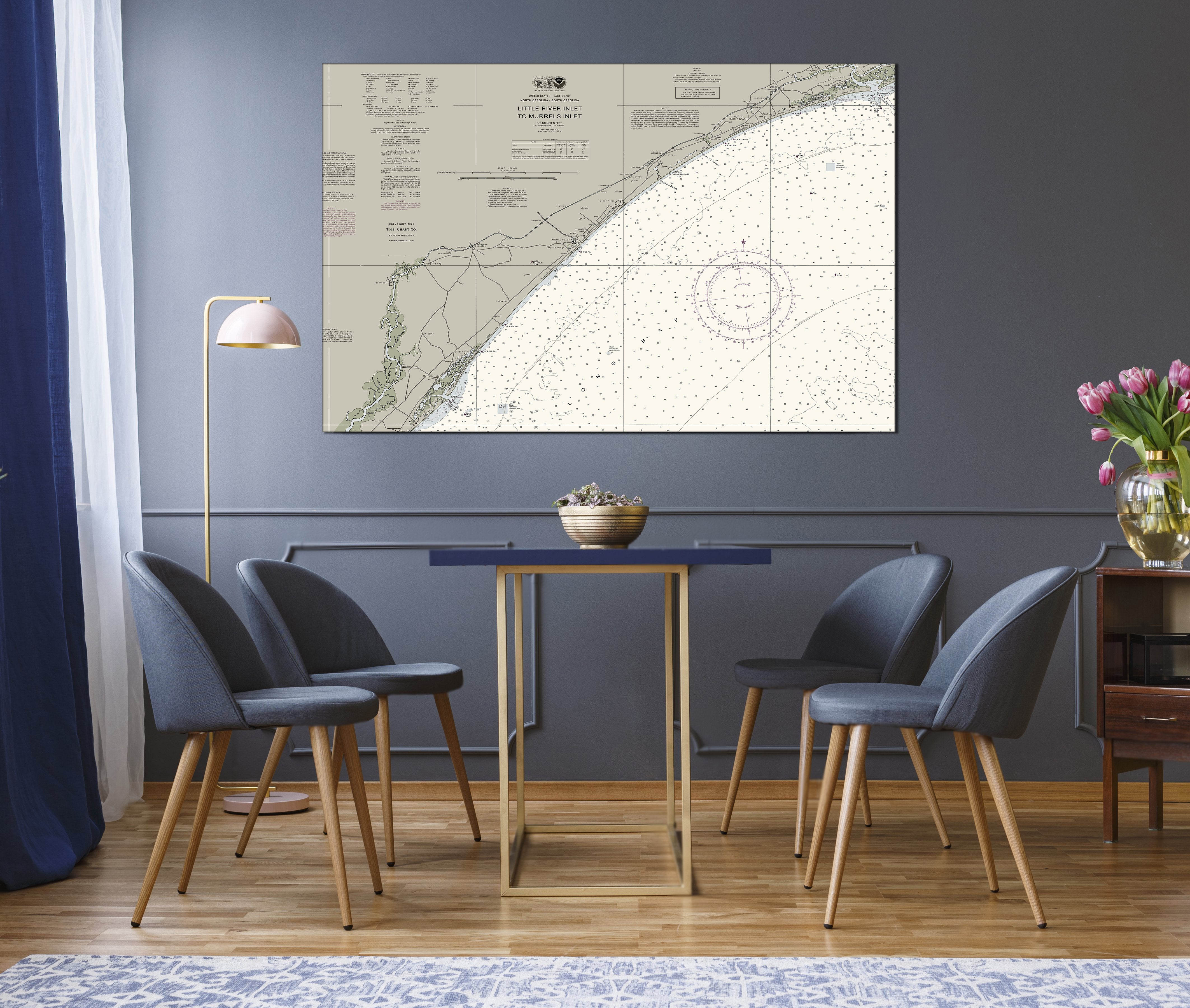 Little River Inlet To Murrells Inlet Nautical Chart – The Nautical ...