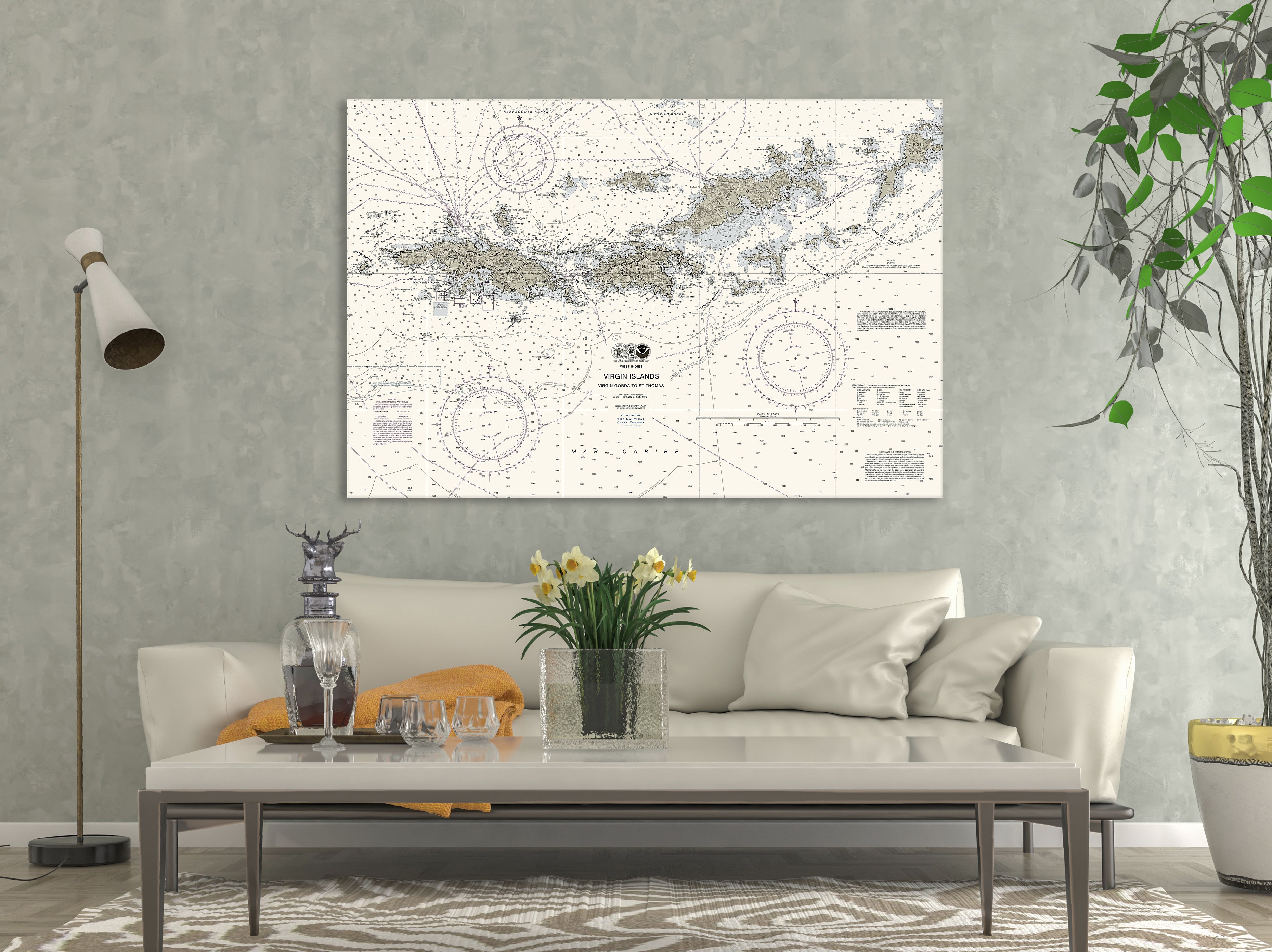 Virgin Islands Nautical Chart – The Nautical Chart Company