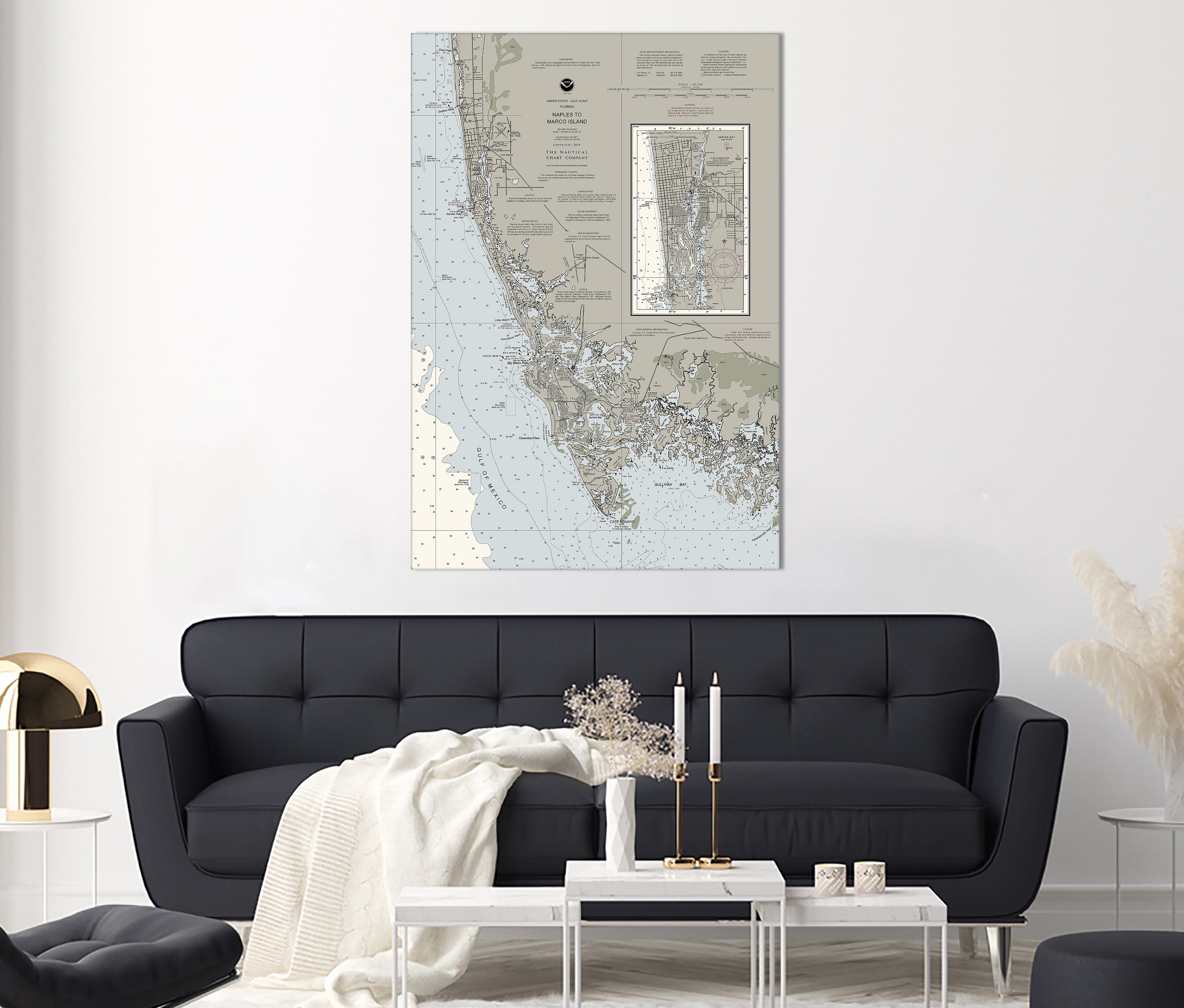 Naples to Marco Island Nautical Chart – The Nautical Chart Company