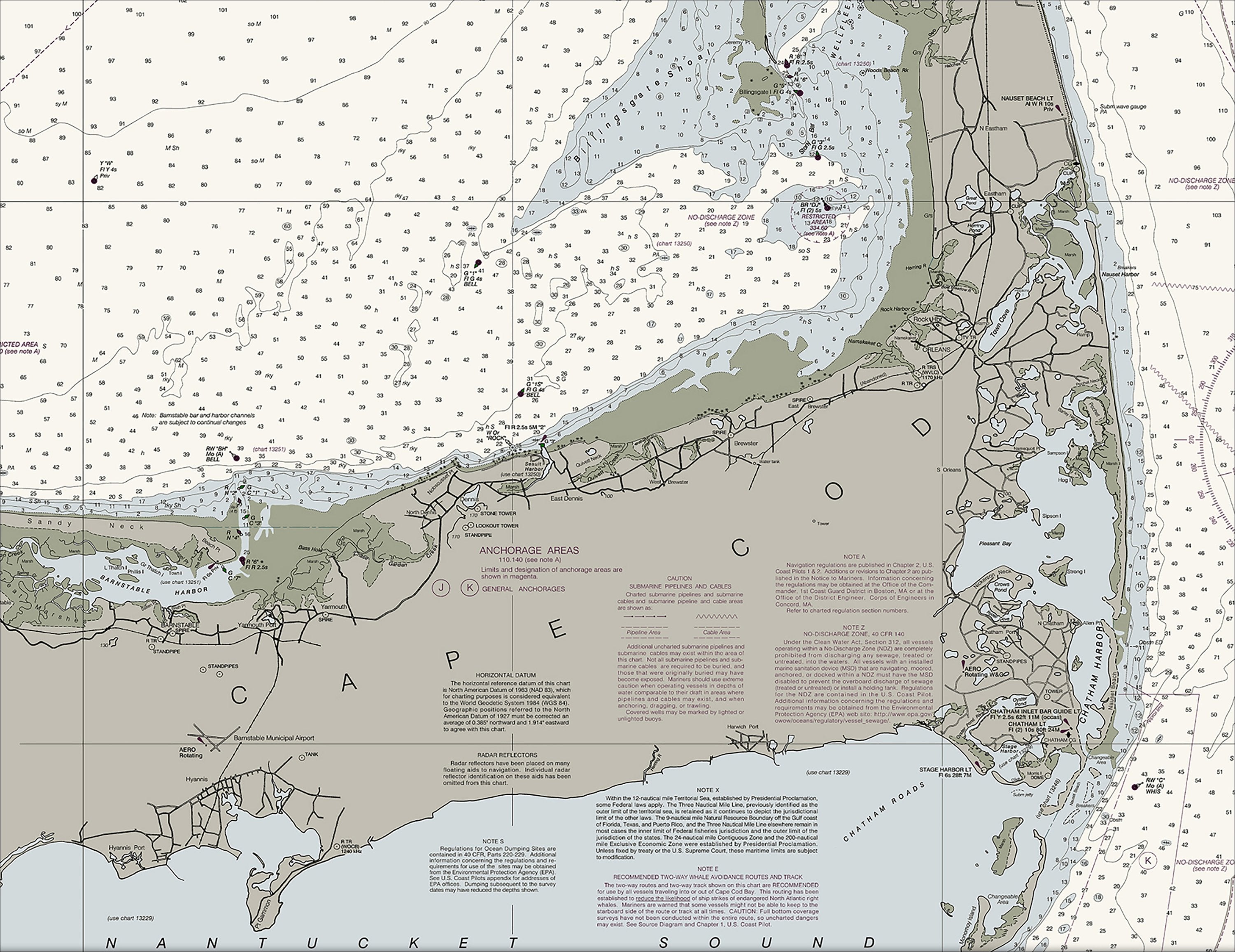 Cape Cod Bay Nautical Chart The Nautical Chart Company