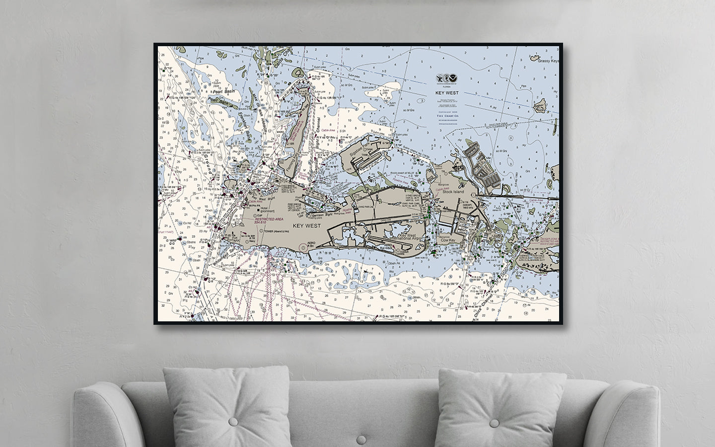 Key West Nautical Chart – The Nautical Chart Company